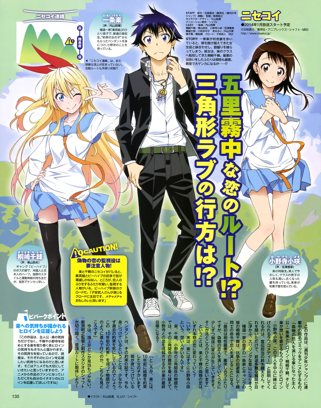 Nisekoi Anime Airing January 2014 pic 6