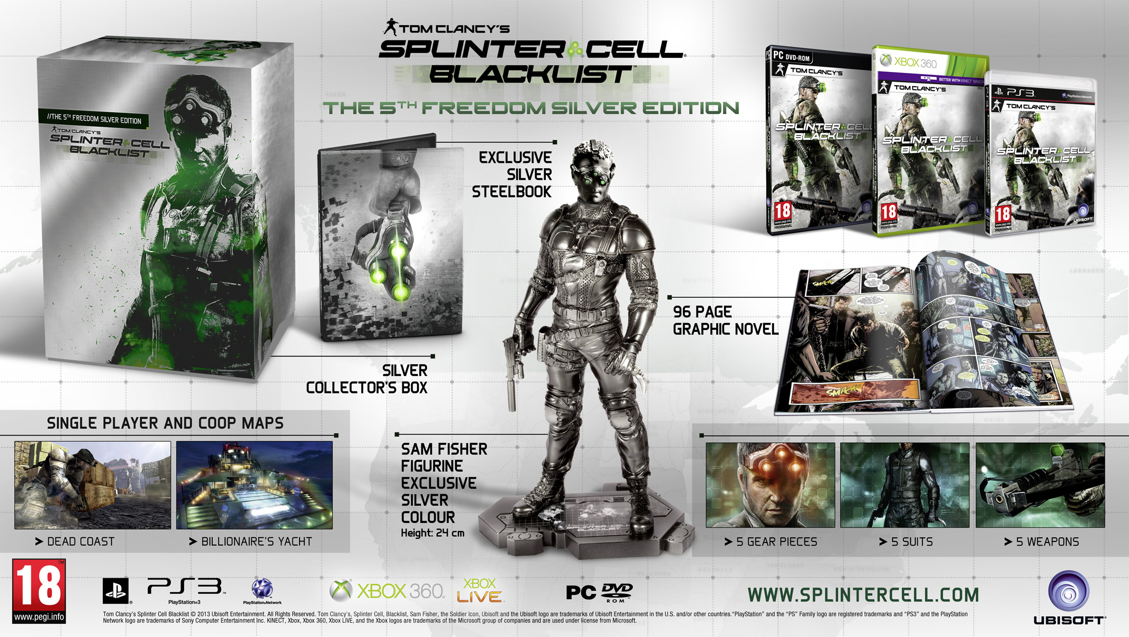 Splinter Cell Blacklist - The 5th Freedom Silver Edition Revealed Pic