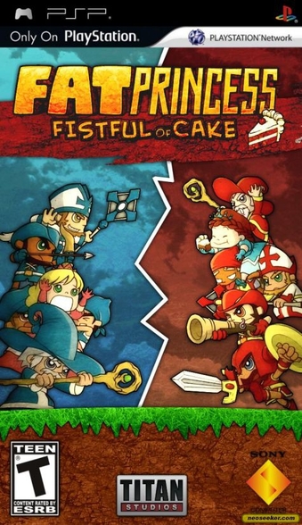Fat Princess Fistful of Cake Review - PlayStation Portable Box Art