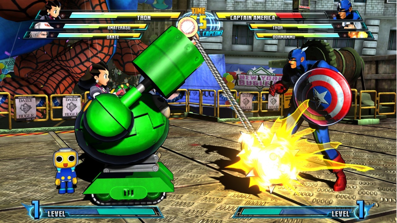 Marvel vs. Capcom 3 Fate of Two Worlds Review Screen 1