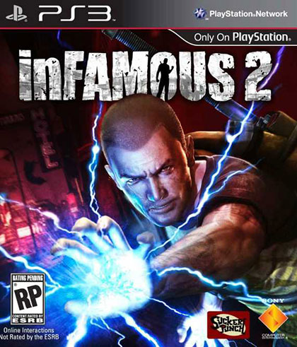 inFamous 2 Review - PlayStation 3 Box Art