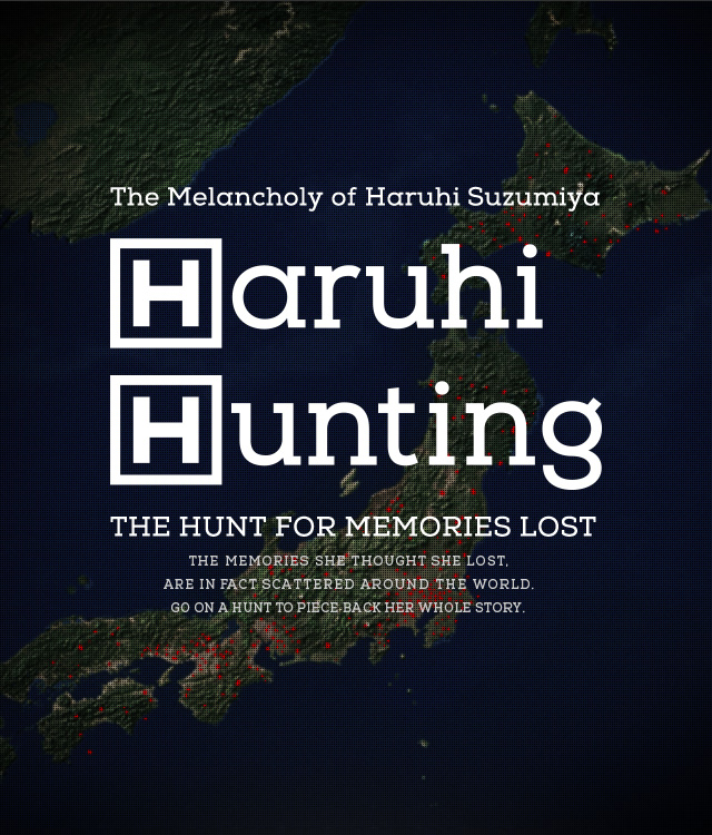 Haruhi Hunting Website Visual