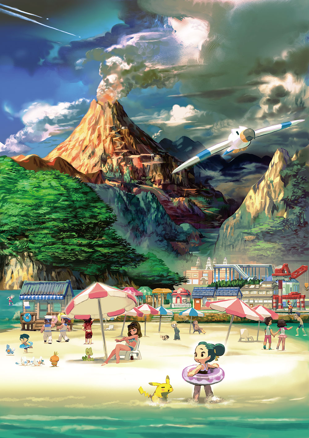 Pokémon Omega Ruby-Alpha Sapphire Town Illustration