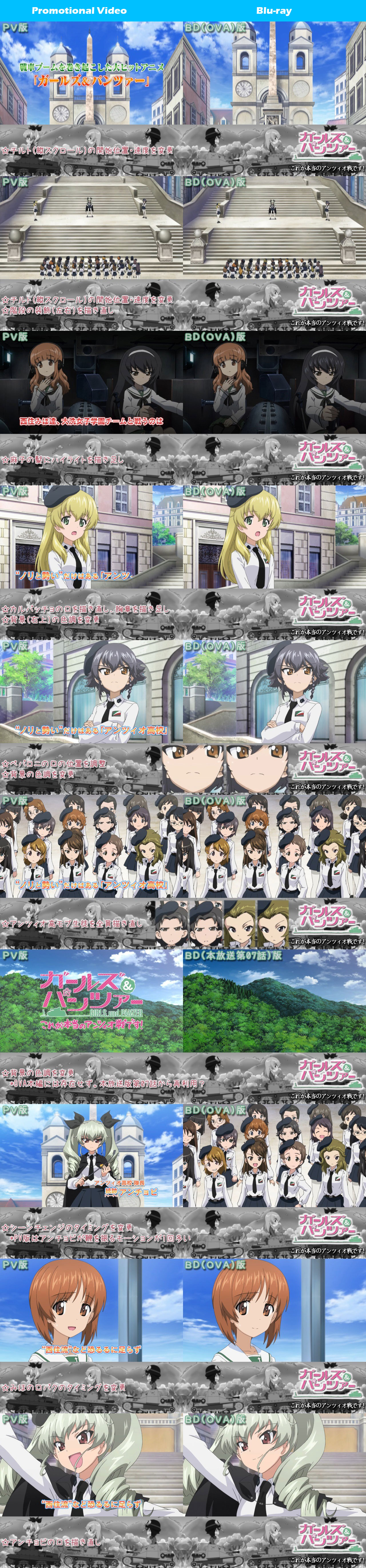 Girls-Und-Panzer-Kore-Ga-Hontou-No-Anzio-Sen-Desu-TV-and-Blu-ray-Comparison-1