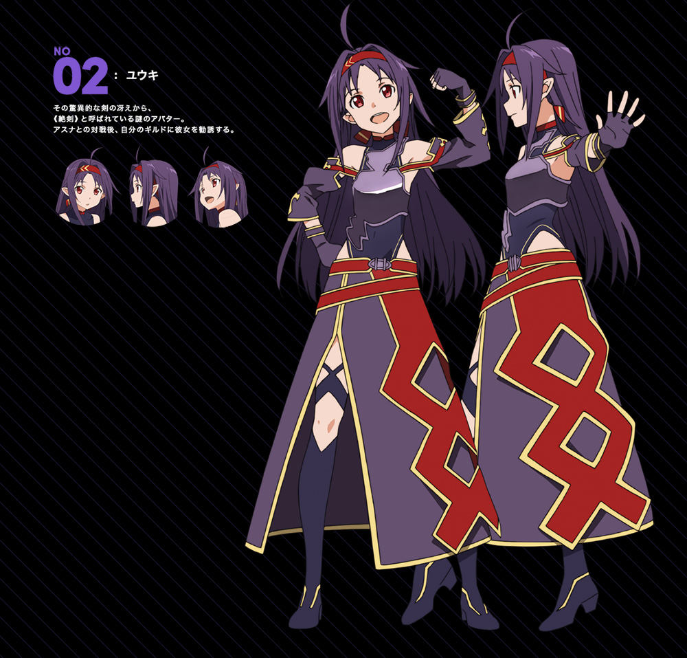 Sword-Art-Online-II-Mothers-Rosario-Arc-Character-Design-Yuuki-Konno