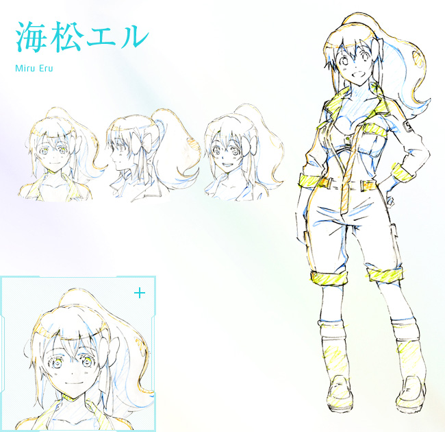 Plastic-Memories-Anime-Character-Design-Eru-Miru