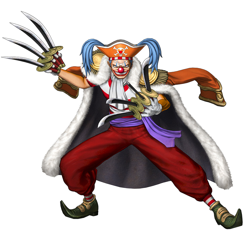 One-Piece-Pirate-Warriors-3-Character-Model-Buggy