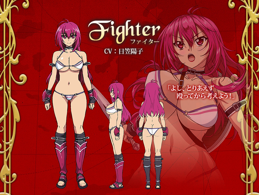 Bikini-Warriors-Anime-Character-Design-Fighter