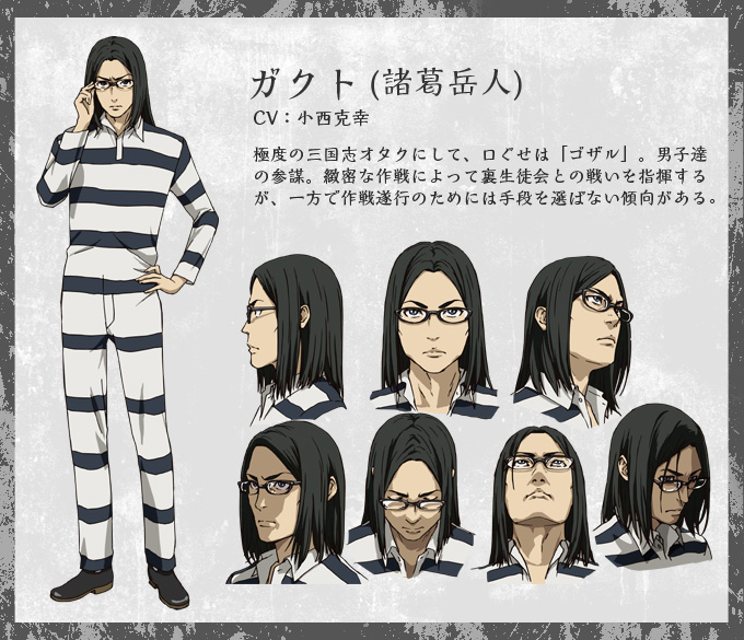 Prison School -Anime-Character-Design-Takehito Morokuzu
