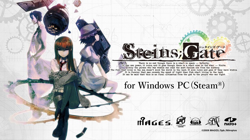 Steins;Gate-Steam-Announcement