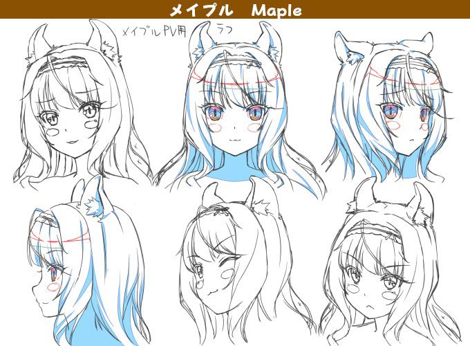 Nekopara-OVA-Character-Designs-Maple-2