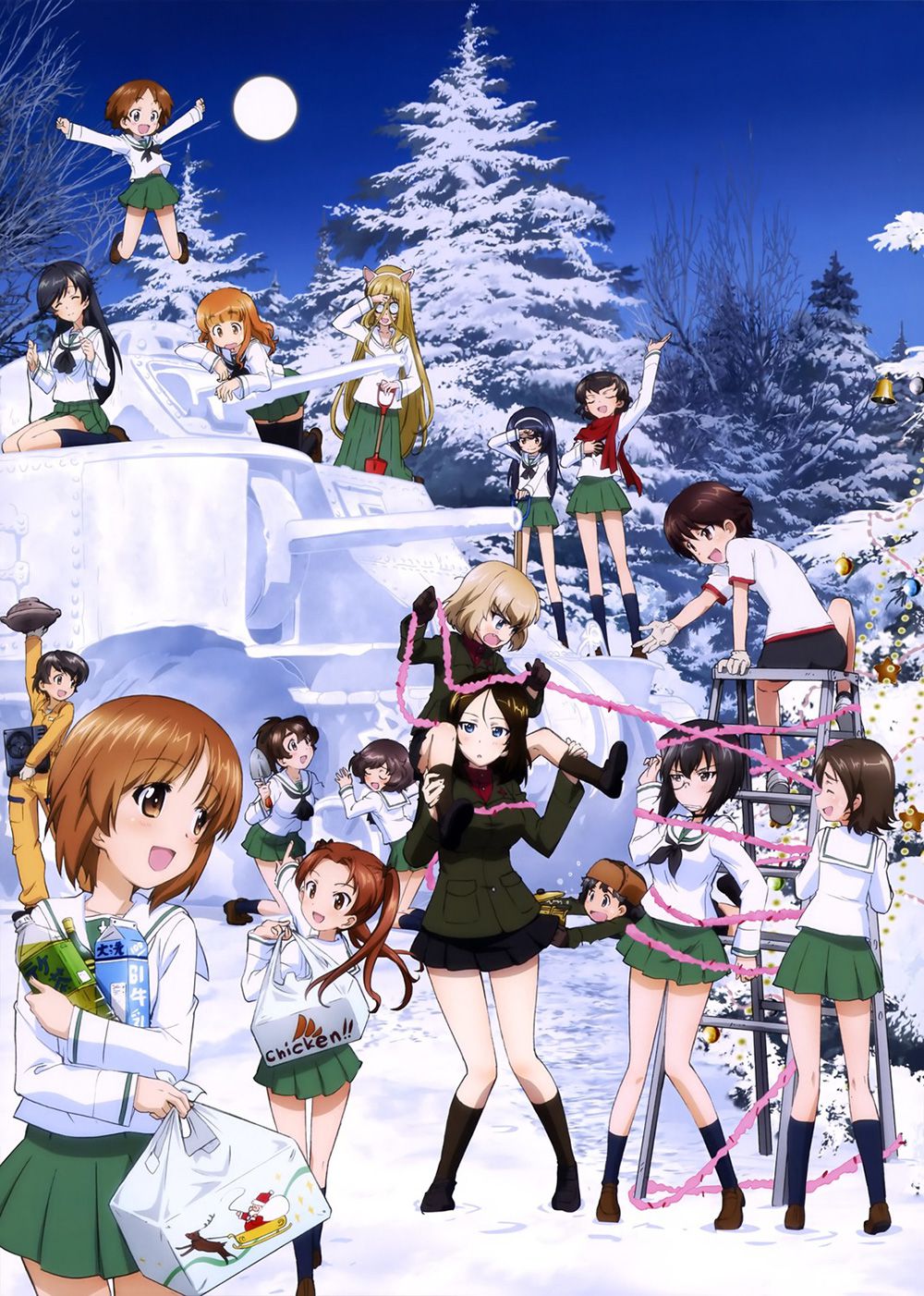 Girls-und-Panzer-Christmas-Visual