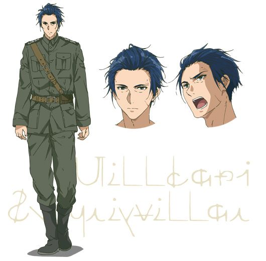 Violet-Evergarden-Anime-Character-Designs-Gilbert-Bougainvillea