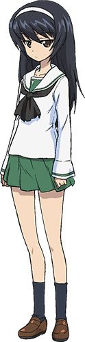 Girls-und-Panzer-Character-Designs-Mako-Reizei